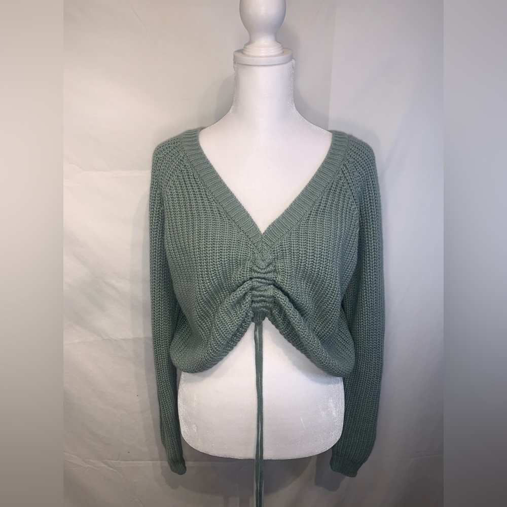 Crop rouge front top